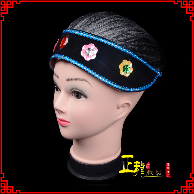 桐庐老旦媒婆穷老太婆假发套 老旦头套