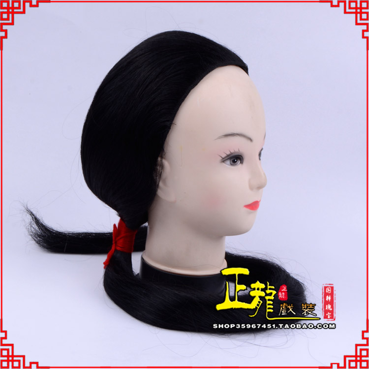桐庐古装影视演出头套花旦假发 真发古装发
