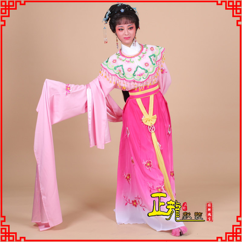 桐庐水袖青衣练功花旦服 梅花古装衣