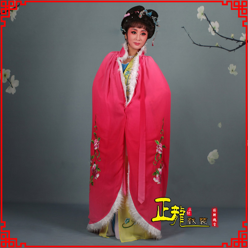 桐庐小花旦绣花斗篷 花旦披风